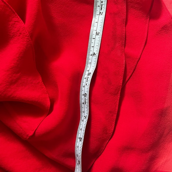 Incredible BCBG Red Silk Dress - Picture 3 of 6